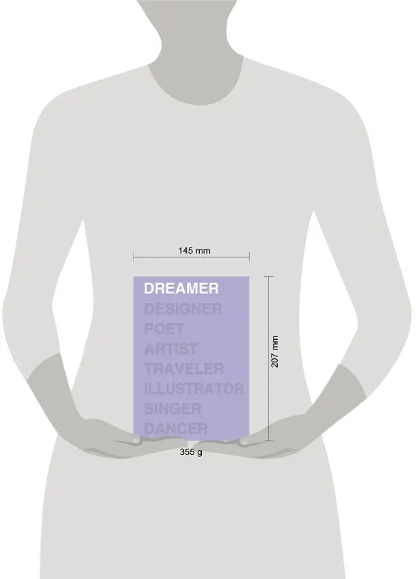 Ежедневник недатированный «Dreamer» А5, лавандовый, 112 листов, Эксмо 2986925 — 3