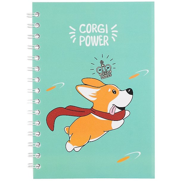 Тетрадь общая «Corgi power», 80 листов в клетку, А5 - Hai Bin 254199 — 1