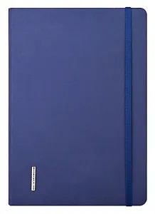 Еженедельник недат. А5 96л "Euro Fabric" синий, тв.переплет, резинка, шильд, двойное ляссе, In Folio
