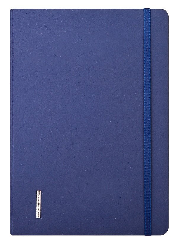 Еженедельник недат. А5 96л "Euro Fabric" синий, тв.переплет, резинка, шильд, двойное ляссе, In Folio 229859 — 1