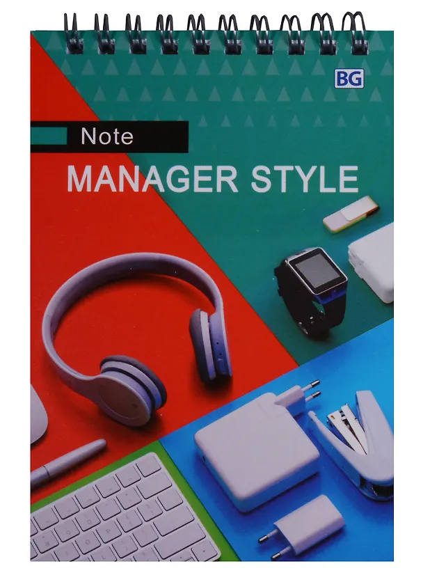 Блокнот А6 80 листов клетка "Manager Style" 245843 — 2