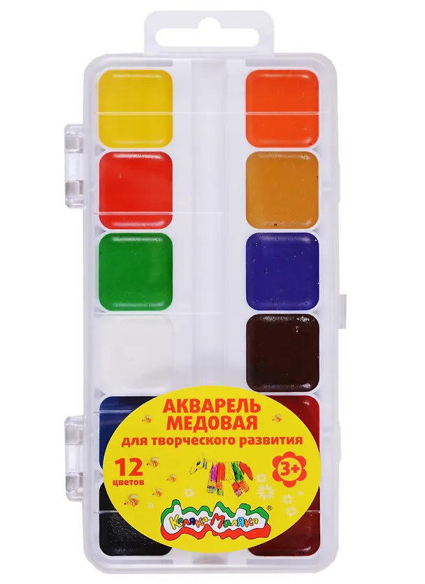 Краски акварельные "Каляка-Маляка", 12 цв 210491 — 2