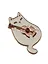Значок Pin Joy Котик с гитарой (металл) (12-08599-925) — 2877823 — 2