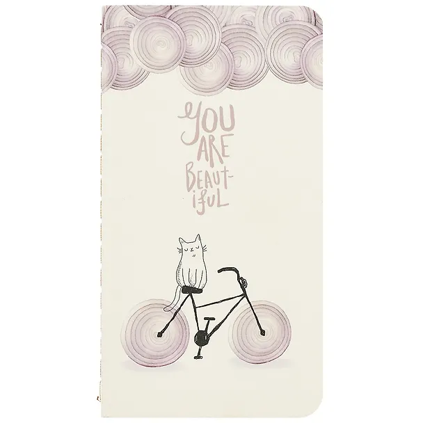 Записная книжка «You are beautiful» А6+, 46 листов в линейку, сшивка 243378 — 3