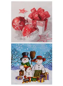 Набор салфеток для декупажа Семья снеговиков (60888/SDL097200)