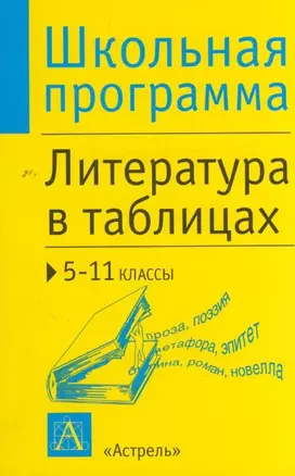 Литература в таблицах.  5-11 классы — 2037225 — 1