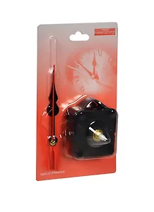 Набор, часовой механизм с подвесом+ комплект стрелок черные 12х18см 163147