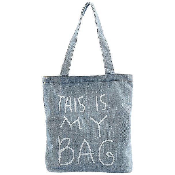 Сумка-шоппер джинсовая на молнии This is my bag 37*33см 12-11522-1915-1 2591360 — 1