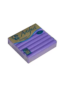Набор для творчества Пластика (пластилин отверждаемый) брус 56гр, Фиолетовый флуоресцентный F6360