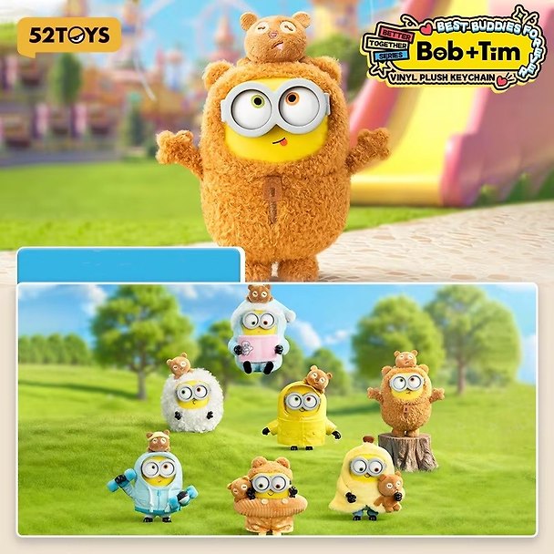Коллекционный брелок с подвесом Bob & Tim, серии "Лучшие друзья навсегда", 16см, 12-52TOYS-202603, Blind Box, 52 Toys, 15+ 3158345 — 1