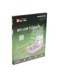 Конструктор 3D Башня Белен (Belem Tower) (124392) (46шт) (21х14х16,5см) (3D Puzzle Hao Tian)