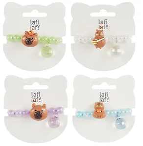 Резиночка Капибара мордочка перламутровая (пластик) (12-03916-B91) (Lafilaf)