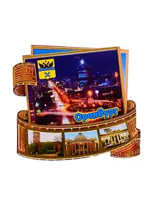 ГС Магнит Оренбург Фотопленка Достопримечательности города вид 2 (дерево) (7,5 см)