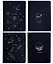 Записная книжка А6 26л "Interspace" сшивка, черн.внутр.блок, ассорти, Be positive — 3025530 — 1