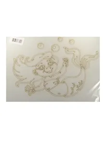 Трафарет Русалочка (А4) (266) (упаковка)