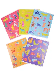 Тетрадь в клетку Феникс+, "Забавные животные", 48 листов