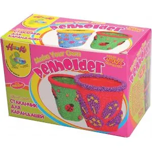 Набор Декор. стаканчиков (83670) Стаканчик 2шт+пластилин (2цв) (30гр) (коробка)