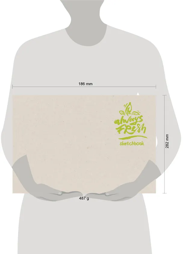 Скетчбук. Always fresh (B5, 64 л., рисовальная желтая бумага 120 гр., тканевый корешок) 2909725 — 2
