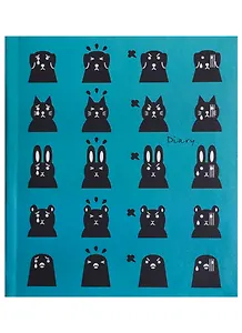 Ежедневники недатир, 146х167 мм. 128 л. "Эмоджи (графика)" Интегральные, матовая ламинация