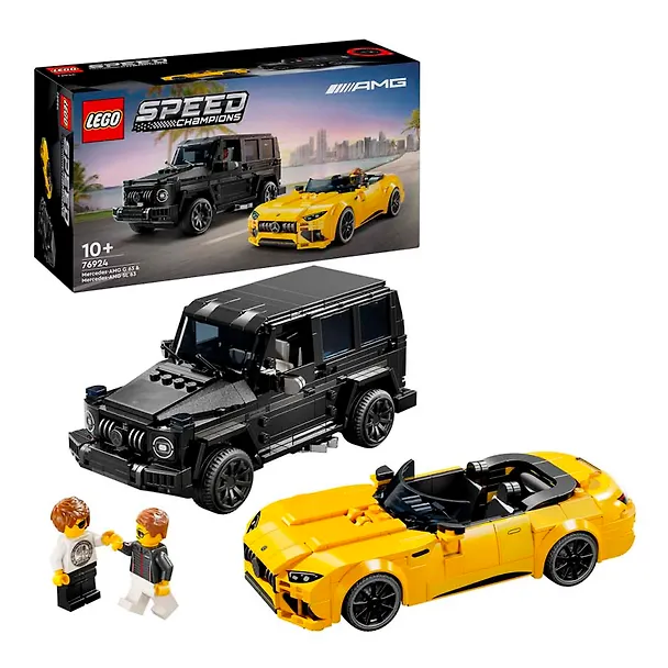 LEGO Speed Champions: Mercedes-AMG G 63 и Mercedes-AMG SL 63, 808 деталей (76924) 3139760 — 1