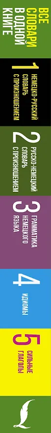 Книга Немецкий язык. Все словари в одной книге: Немецко-русский словарь с произношением. Русско-немецкий словарь с произношением. Грамматика немецкого языка. Идиомы. Сильные глаголы (Сергей Матвеев) — 3