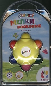 Восковые мелки (6 цв.) (3+) (884071-06) (блистер)