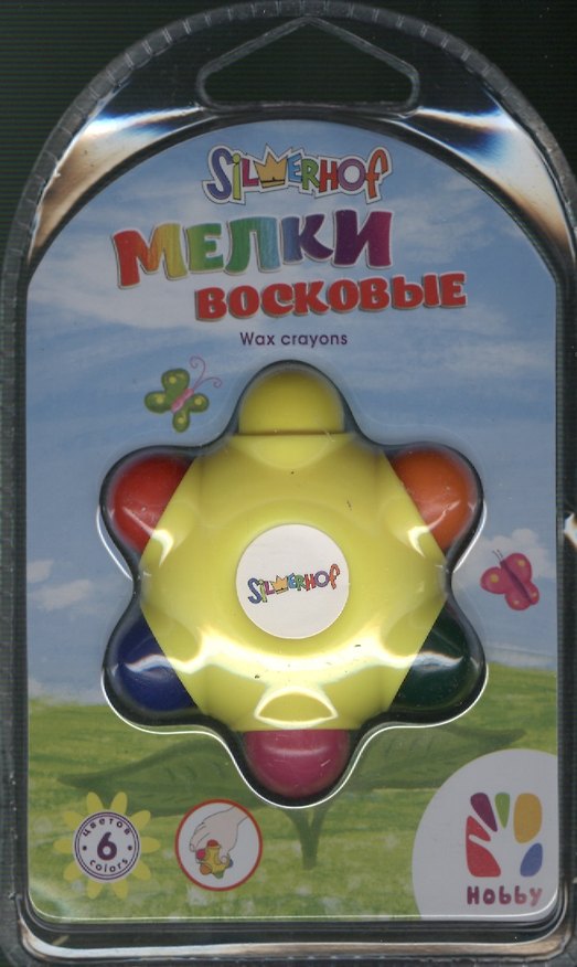 Восковые мелки (6 цв.) (3+) (884071-06) (блистер) 2373271 — 1