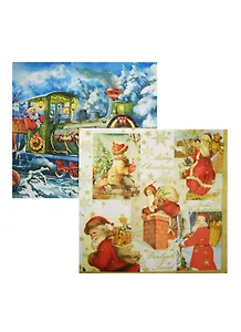 Набор салфеток для декупажа Поезд Санты (3606 НГ/1961 НГ) (6/9000024860162)