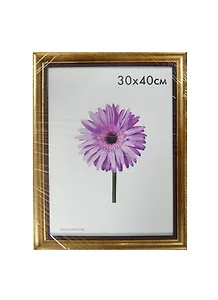 Фоторамка пластик 30*40 "Agatha" золотая, 100 рамок