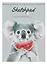 Скетчбук А4 40л "Коала с арбузом" белый офсет, 80г/м2, тв.обложка, спираль — 3010081 — 1