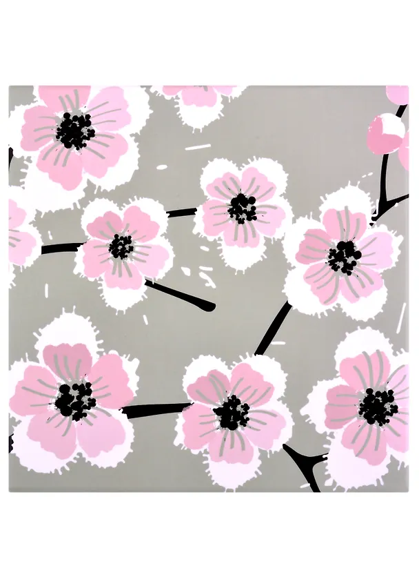 Коробка подарочная "Розовые цветы" 13*13*7,5см, картон 261249 — 4