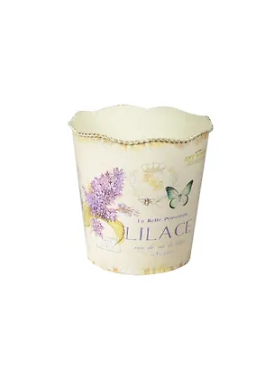 Кашпо Сирень (только декор. использование) (4,2л) металл (МГ-10M-lilace) 2408625