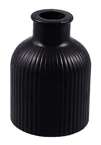 Ваза Кувшинчик в полоску черный (гипс) (9×7) (9396949)