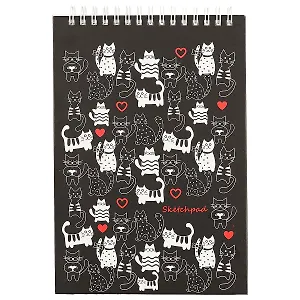 Скетчбук «Котики», 60 листов, А5