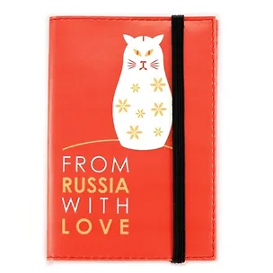 Обложка для паспорта Ps 9.1.1 с рисунком, ткань, на резинке, инд.уп., подвес, Буккеа 226692