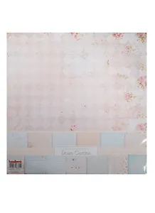 Набор бумаги для скрапбукинга 30,5*30,5см 190гр/м Розы, 7 листов (6+1)