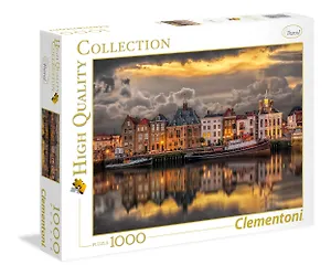 Пазл Clementoni 1000 эл.Классика. Голандские домики 39421