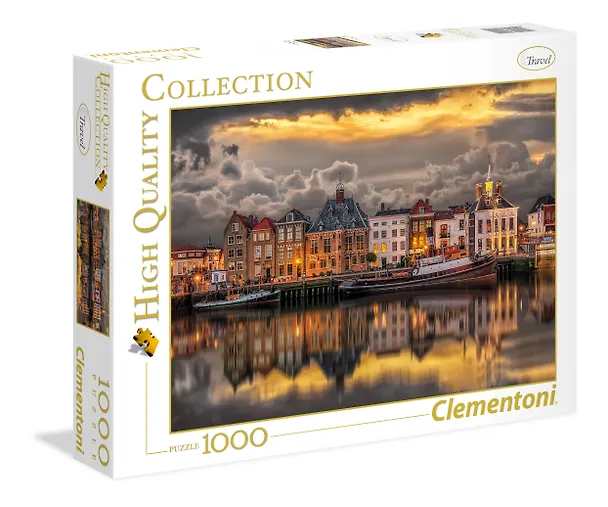 Пазл Clementoni 1000 эл.Классика. Голандские домики 39421 346256 — 1