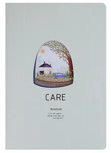Тетрадь в линейку Care, 38 листов, в ассортименте