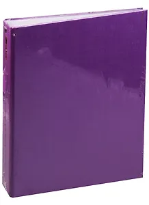 Тетрадь на кольцах в клетку Listoff, "Сиреневый", 160 листов