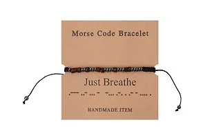 Браслет Морзе Just Breathe (12-202509-BR-ZJ6356) 3135442