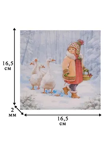 Набор салфеток для декупажа Гуси (33310620/ 33304840) (2 шт.) (3+) (упаковка)