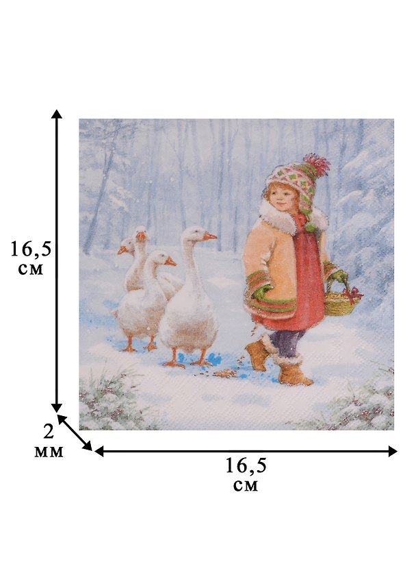 Салфетки для декупажа «Гуси», 2 штуки, Froggy Art 2616931 — 1