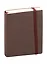 Ежедневник недат. А6 152л Reference коричневый, иск.кожа, интегр.переплет, тонир.блок, на резинке — 255622 — 1