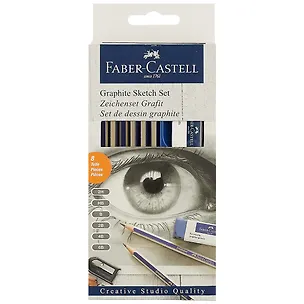 Набор карандашей «Goldfaber», 6 штук, ластик, точилка 252462