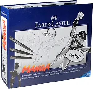 Набор для рисования "MANGA", 9 предм., Faber-Castell