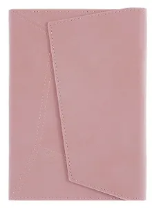 Ежедневник недатированный А5 120 листов "Спилок делавэ" розовый, кожзам, твердый переплет