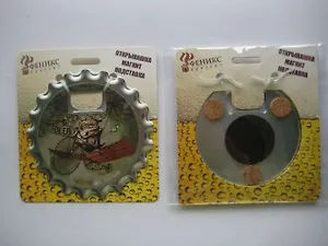 Сувенир Феникс Презент Ключ для открывания бутылок с магнит.крепл. В полете 10*0,12см 41214