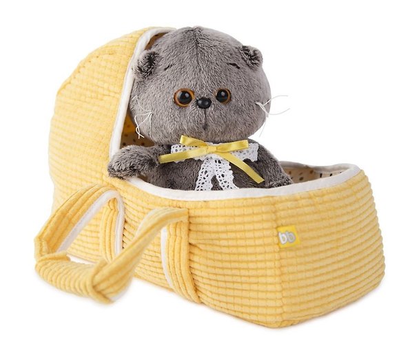 Игрушка мягкая Budi Basa, Басик BABY в люльке 20см 2506882 — 1