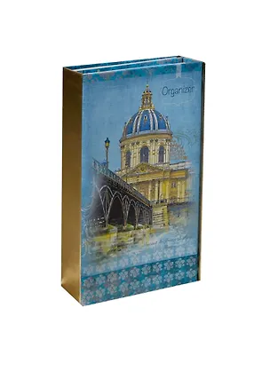 Органайзер трехблочный "Горизонтальные полоски" 95*160мм, обл.7БЦ, магнитн.замок, глянц.ламинация, тиснение фольгой, ассорти, Феникс 234272